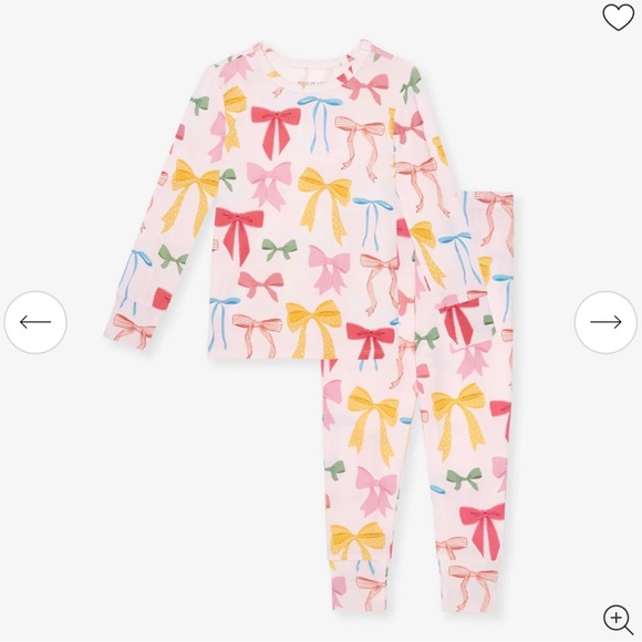 Posh Peanut Other - Posh Peanut Classic Pajama Set Shawna Bow Print Size 2T NWT